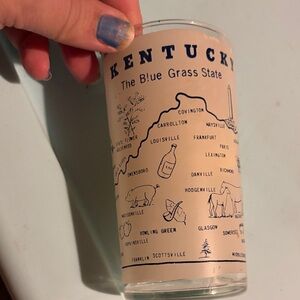 Kentucky Souvenir Glass